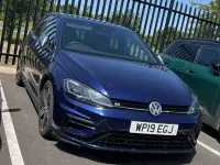 Used VW Golf VII R 2019 Blue Hatchback