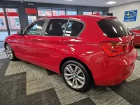 Used BMW 118 Sport Line 136 HP (100 kW) 2016 Red Hatchback