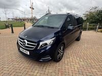Used Mercedes V220 2018 Blue MPV