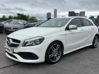Usado Mercedes A160 AMG line 2017 Branco Citadino