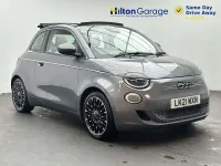 Used Fiat 500e La Prima 86 kW (118 HP) 2021 Grey Cabriolet