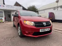 Used Dacia Sandero Ambiance 75 HP (55 kW) 2016 Red Hatchback
