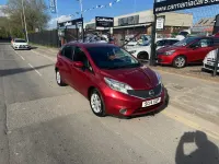 Used Nissan Note Acenta Premium 90 HP (66 kW) 2014 Red Hatchback