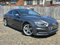 Used Audi A5 S-Line 190 HP (139 kW) 2018 Grey Coupe