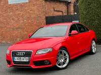 Usado Audi A4 S-Line 211 HP (155 kW) 2009 Vermelho Sedan