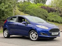Used Ford Fiesta Zetec 82 HP (60 kW) 2016 Blue Hatchback