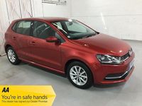 Begagnad VW Polo SE 90 HK (66 kW) 2015 Röd Halvkombi