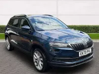 Usado Skoda Karoq SE L 150 HP (110 kW) 2020 Azul SUV