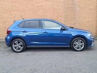 Usado VW Polo R-line 115 HP (84 kW) 2019 Azul Citadino