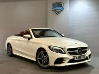 Used Mercedes C200 AMG Line Premium 2018 White Cabriolet