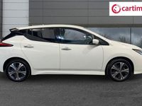 Begagnad Nissan Leaf N-TEC 160 kW (218 HK) 2020 Vit Halvkombi