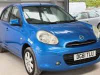 Used Nissan Micra Acenta 80 HP (58 kW) 2011 Blue Hatchback
