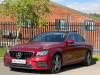 Usado Mercedes E220 AMG Line Premium 194 HP (142 kW) 2019 Vermelho Sedan