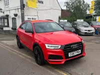 Used Audi Q3 Black Edition 150 HP (110 kW) 2017 Red SUV