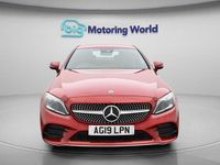 Used Mercedes C200 AMG line 198 HP (145 kW) 2019 Red Coupe