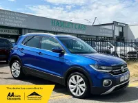 Used VW T-Cross SEL 115 HP (84 kW) 2019 Blue SUV