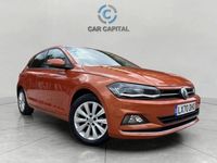 Begagnad VW Polo Match 95 HK (69 kW) 2020 Orange Halvkombi