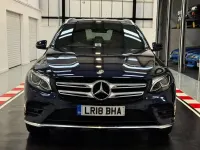Used Mercedes GLC220 AMG line 170 HP (125 kW) 2018 Blue SUV