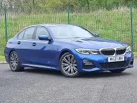 Begagnad BMW 320 M Sport 184 HK (135 kW) 2021 Blå Sedan