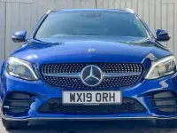 Used Mercedes C220 AMG line 194 HP (142 kW) 2019 Blue Estate