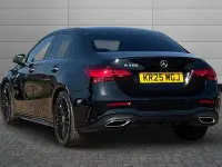 Used Mercedes A200 AMG Line Premium Plus 175 HP (128 kW) 2025 Cosmos black Sedan
