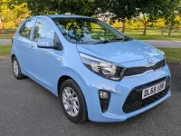 Used Kia Picanto 66 HP (48 kW) 2018 Blue Hatchback