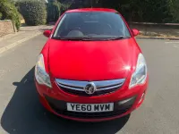 Used Vauxhall Corsa 90 HP (66 kW) 2011 Red Hatchback