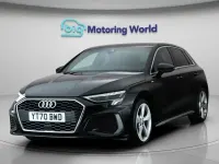 Used Audi A3 Sportback S-Line 150 HP (110 kW) 2020 Black Hatchback