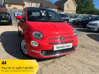Used Fiat 500 Lounge 69 HP (50 kW) 2018 Pink Hatchback