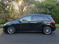 Used Mercedes B180 AMG Line Premium 122 HP (89 kW) 2015 Black Hatchback