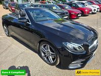 Used Mercedes E220 AMG Line Premium 194 HP (142 kW) 2019 Black Cabriolet