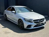 Used Mercedes C220 AMG Line Premium 194 HP (142 kW) 2020 Silver Sedan