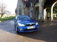 Used Skoda Octavia vRS 200 HP (147 kW) 2012 Blue Hatchback