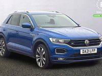 Used VW T-Roc R-line 150 HP (110 kW) 2020 Blue SUV