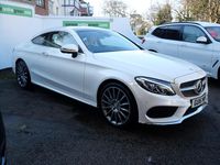 Used Mercedes C250 AMG Line Premium Plus 204 HP (150 kW) 2016 White Coupe