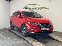 Used Nissan Qashqai N-Connecta 160 HP (117 kW) 2019 Red SUV