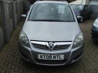 Used Vauxhall Zafira SRi 120 HP (88 kW) 2008 Silver MPV