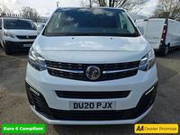 used Vauxhall Vivaro 1.5 L2H1 2900 SPORTIVE S/S 101 BHP IN WHITE WITH 35,000 MILES AND A FULL SE