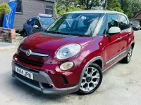Used Fiat 500L Trekking 2014 Red/white MPV