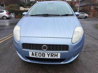 Used Fiat Grande Punto 77 HP (56 kW) 2008 Blue Hatchback