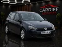 Used VW Golf VI S 105 HP (77 kW) 2009 Blue Hatchback