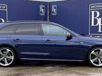 Used Audi A4 Black Edition 150 HP (110 kW) 2021 Blue Estate