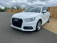 Used Audi A1 S-Line 95 HP (69 kW) 2015 White Hatchback