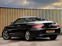 Used Mercedes C250 204 HP (150 kW) 2018 Black Cabriolet