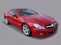 Used Mercedes SL350 2009 Red