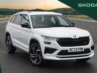 Used Skoda Kodiaq vRS 241 HP (177 kW) 2024 Moon white metallic SUV
