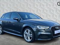 Used Audi A3 S-Line 150 HP (110 kW) 2018 Grey Sedan