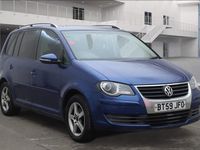 Used VW Touran Match 105 HP (77 kW) 2010 Blue MPV