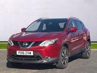 Used Nissan Qashqai N-TEC 115 HP (84 kW) 2016 Red SUV