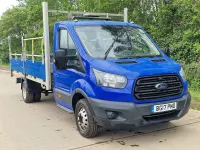 Used Ford Transit 130 HP (95 kW) 2017 Blue Cabriolet